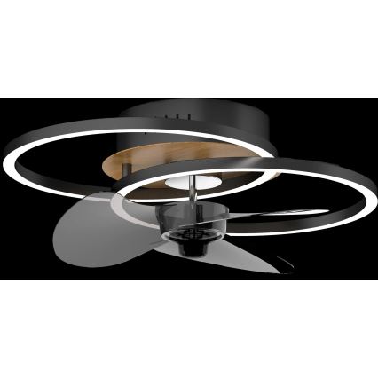 Globo - LED sufitowy wentylator z regulacją jasności LED/24W/230V 2700-6500K + pilot zdalnego sterowania