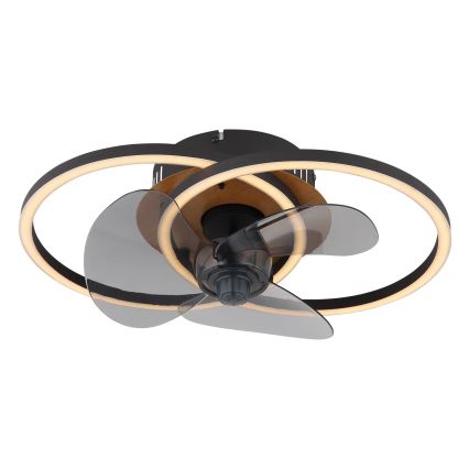 Globo - LED sufitowy wentylator z regulacją jasności LED/24W/230V 2700-6500K + pilot zdalnego sterowania