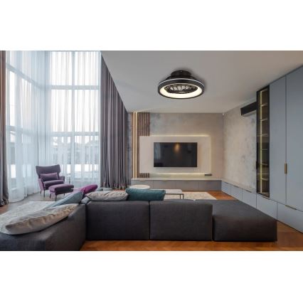 Globo - LED RGB Ściemnialny sufitowy wentylator LED/40W/230V 2700-6500K + zdalne sterowanie