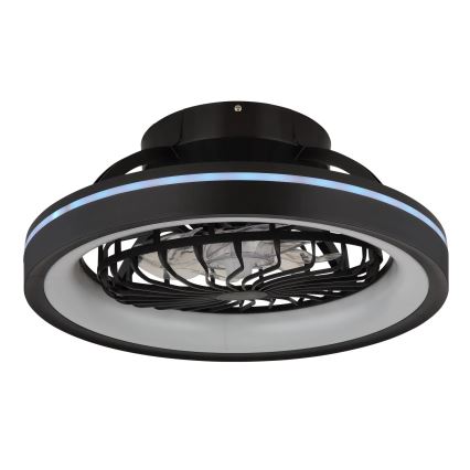 Globo - LED RGB Ściemnialny sufitowy wentylator LED/40W/230V 2700-6500K + zdalne sterowanie