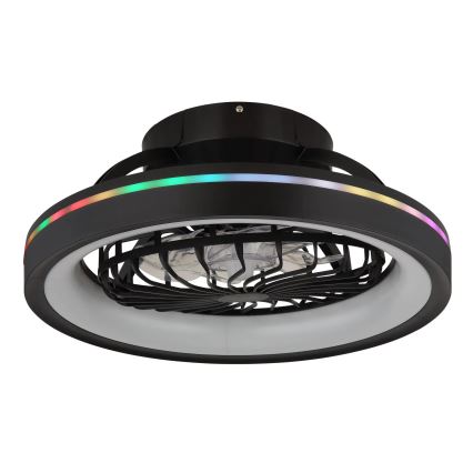 Globo - LED RGB Ściemnialny sufitowy wentylator LED/40W/230V 2700-6500K + zdalne sterowanie