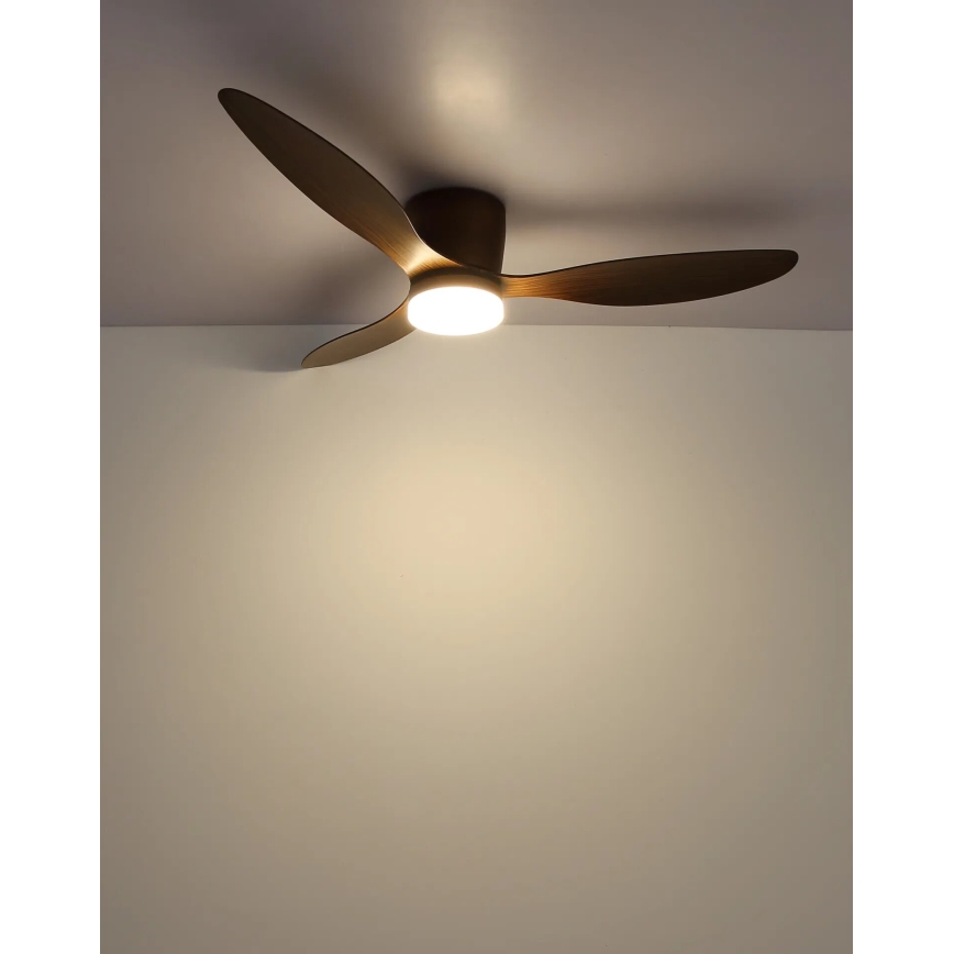 Globo - LED sufitowy wentylator z regulacją jasności LED/20W/230V 3000-6500K + pilot zdalnego sterowania