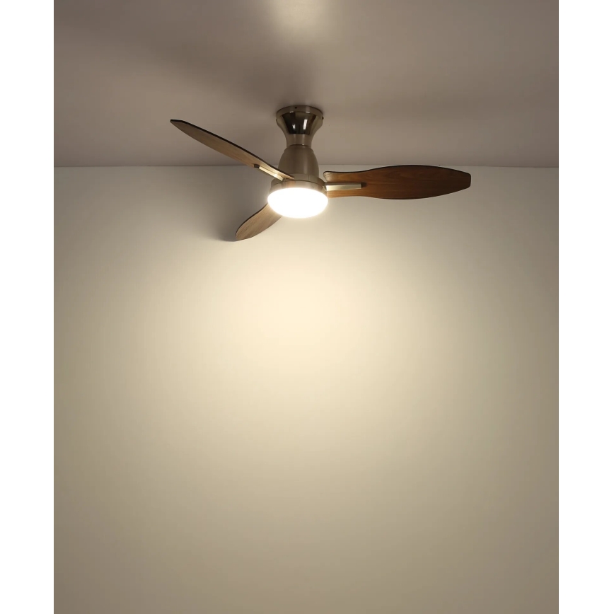 Globo - LED sufitowy wentylator z regulacją jasności LED/22W/230V 3000/4500/6000K + pilot zdalnego sterowania