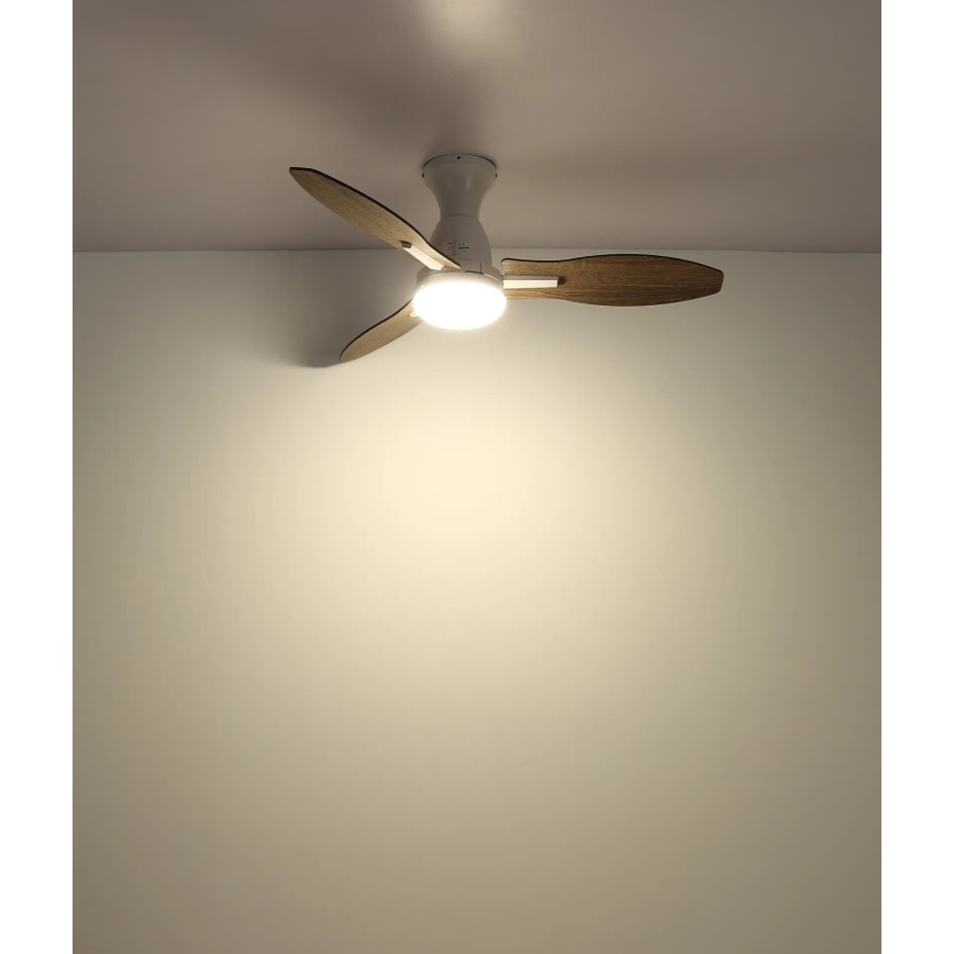 Globo - LED Ściemnialny wentylator sufitowy LED/22W/230V 3000/4500/6000K + Pilot zdalnego sterowania