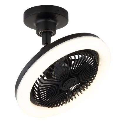 Globo - ściemnialny sufitowy wentylator LED/20W/230V 3000-6500K czarny + pilot zdalnego sterowania