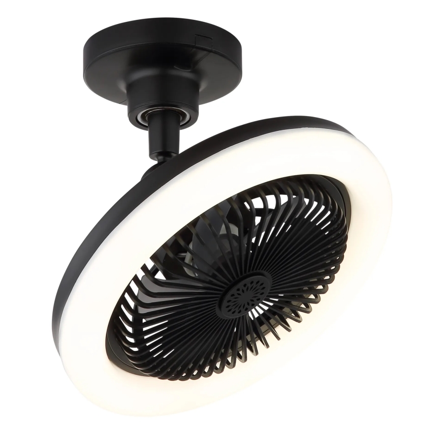 Globo - ściemnialny sufitowy wentylator LED/20W/230V 3000-6500K czarny + pilot zdalnego sterowania