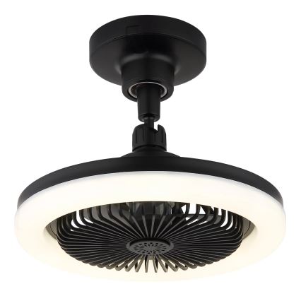 Globo - ściemnialny sufitowy wentylator LED/20W/230V 3000-6500K czarny + pilot zdalnego sterowania