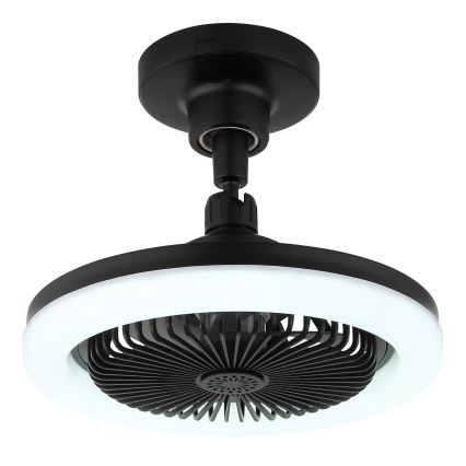 Globo - ściemnialny sufitowy wentylator LED/20W/230V 3000-6500K czarny + pilot zdalnego sterowania