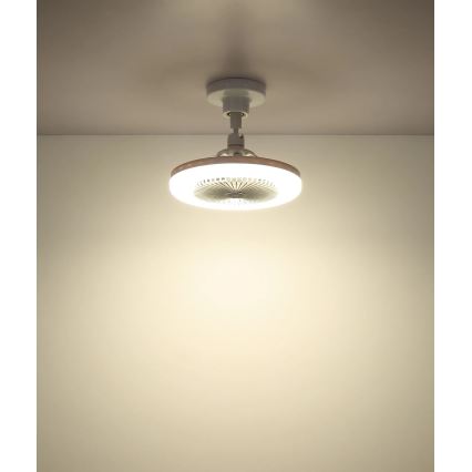 Globo - Ściemnialny wentylator sufitowy LED/20W/230V 3000-6500K biały + pilot