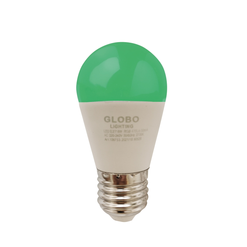 Globo - Ściemnialna żarówka LED RGBW E27/6W/230V 3000K + pilot zdalnego sterowania