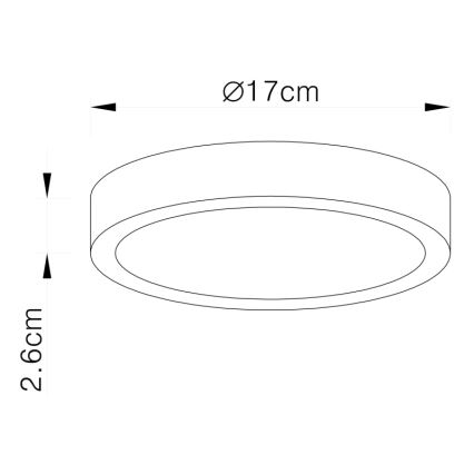 Globo - LED Plafon ściemnialny LED/22W/230V