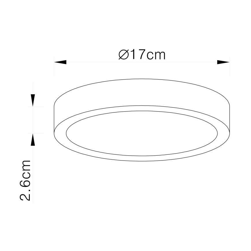 Globo - LED Plafon ściemnialny LED/22W/230V