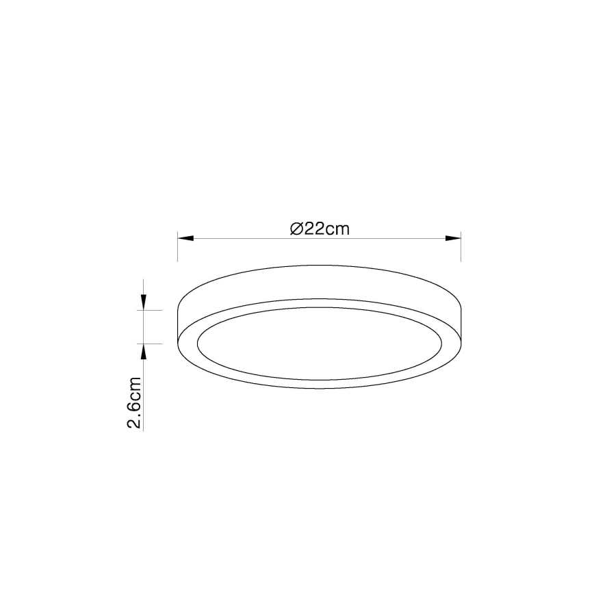 Globo - LED Ściemnialne oświetlenie łazienkowe LED/28W/230V