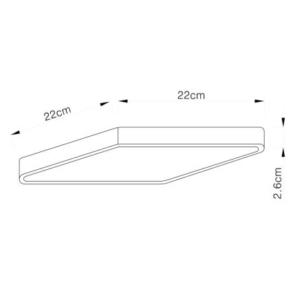 Globo - LED Plafon ściemnialny LED/28W/230V