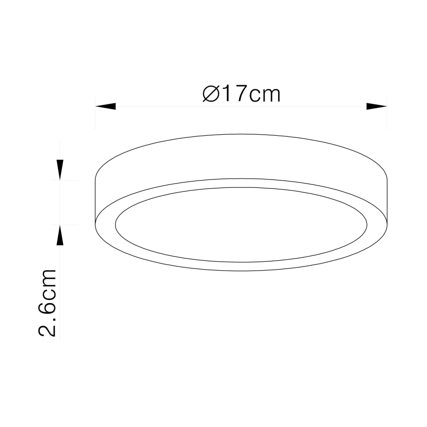 Globo - LED Plafon LED/22W/230V