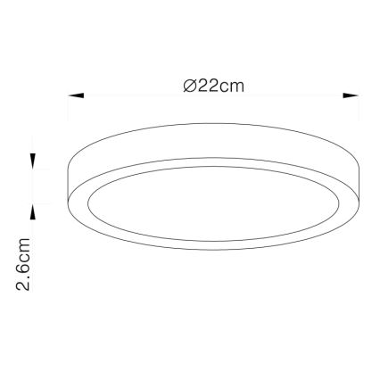 Globo - LED Plafon LED/28W/230V