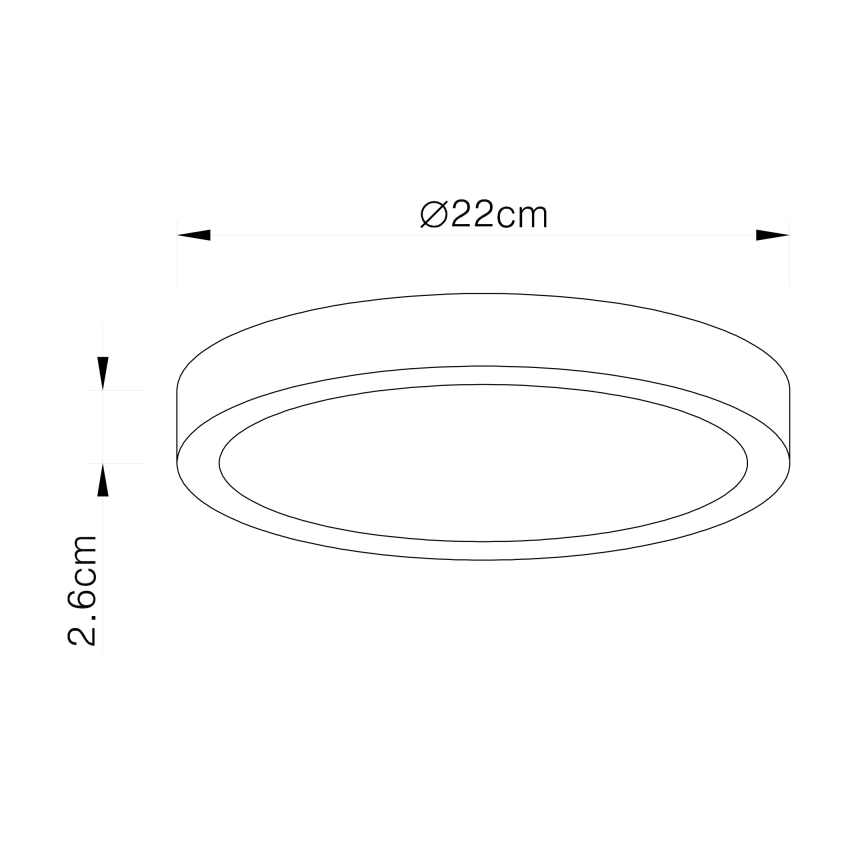 Globo - LED Plafon LED/28W/230V
