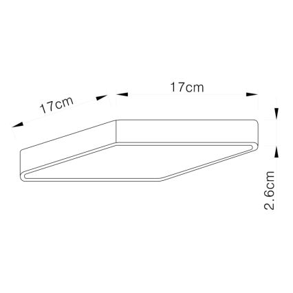 Globo - LED Plafon LED/22W/230V