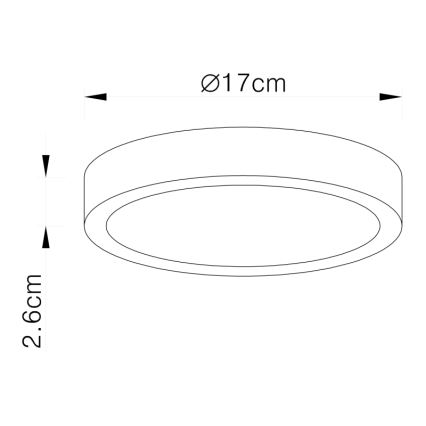 Globo - LED Plafon ściemnialny LED/22W/230V