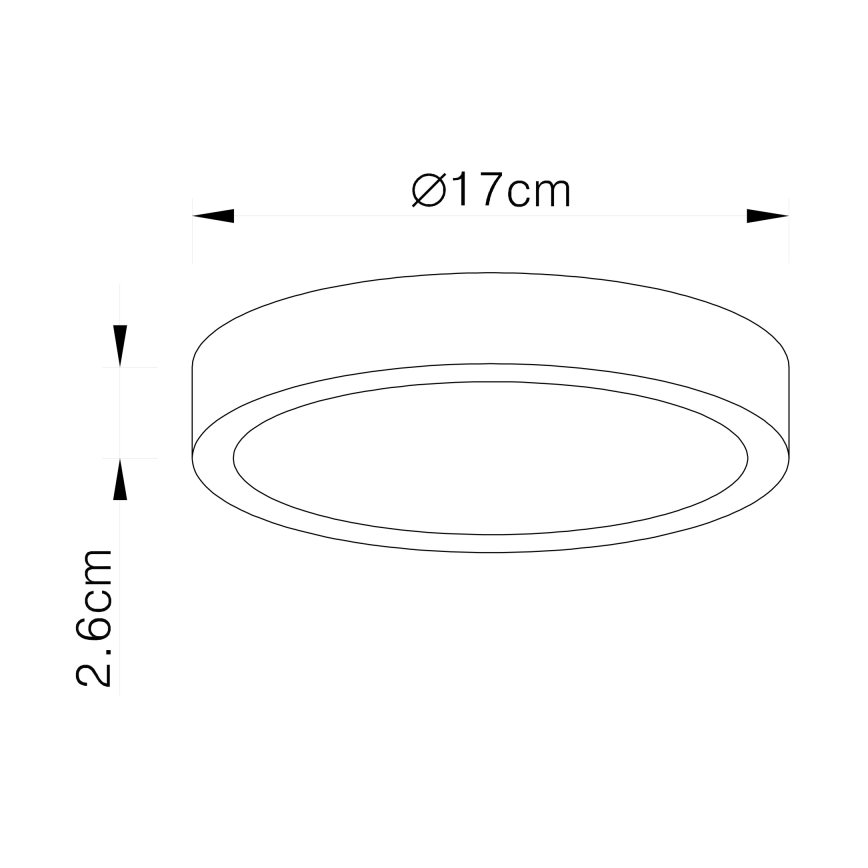 Globo - LED Plafon ściemnialny LED/22W/230V