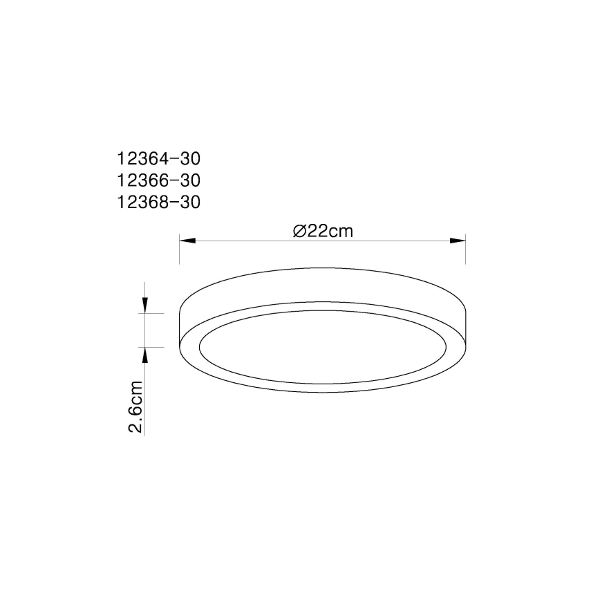 Globo - LED Plafon ściemnialny LED/28W/230V