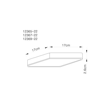 Globo - LED Plafon LED/22W/230V