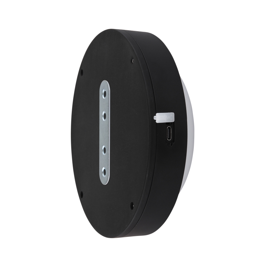 Globo - LED Akumulatorowy kinkiet dotykowy LED/1,2W/3,7V śr. 15 cm 1800 mAh czarny