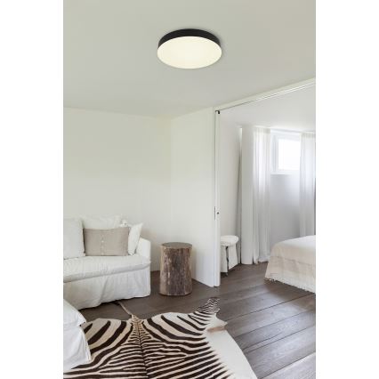 Globo - LED Plafon LED/24W/230V 3000K/4000K/6500K śr. 30 cm czarny