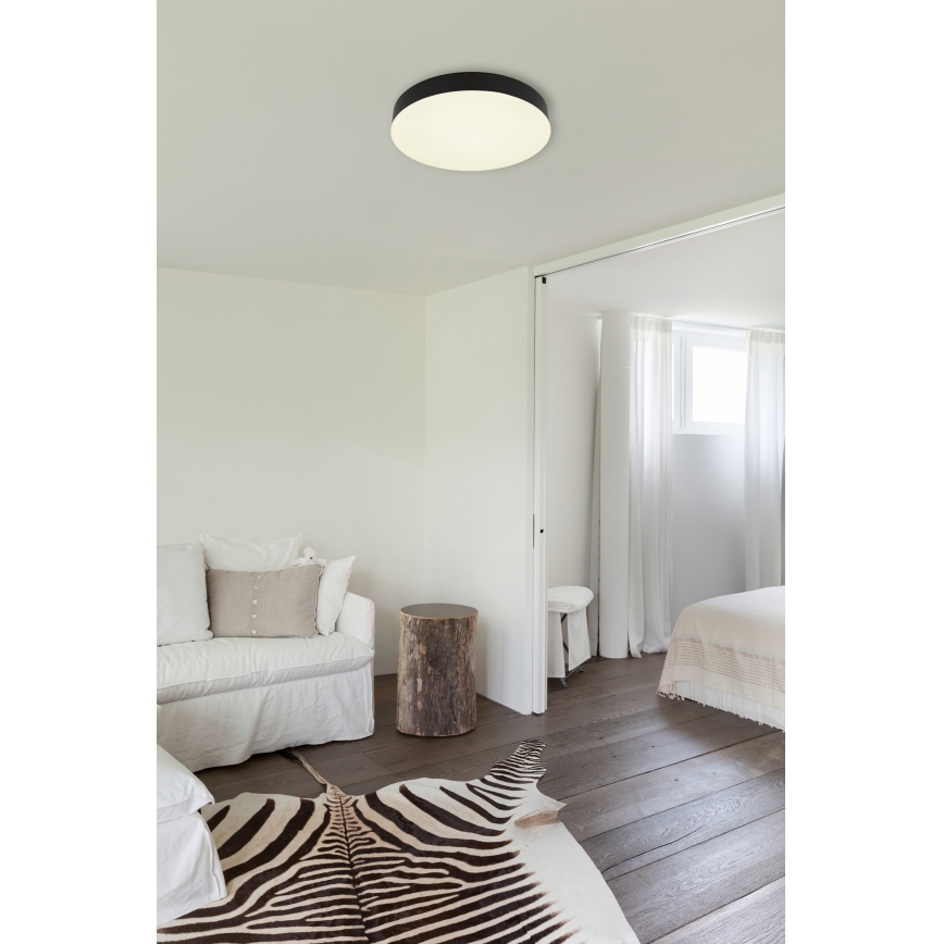 Globo - LED Plafon LED/24W/230V 3000K/4000K/6500K śr. 30 cm czarny