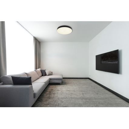 Globo - LED Plafon LED/36W/230V 3000K/4000K/6500K śr. 40 cm czarny