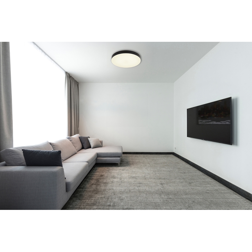 Globo - LED Plafon LED/36W/230V 3000K/4000K/6500K śr. 40 cm czarny