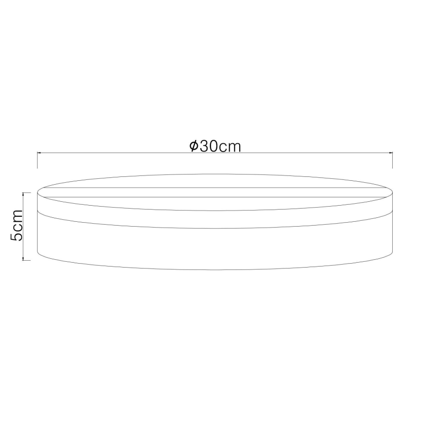 Globo - LED Plafon LED/18W/230V 4000K śr. 30 cm biały