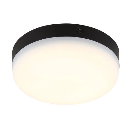 Globo - LED Plafon LED/8W/230V 4000K śr. 12 cm czarny