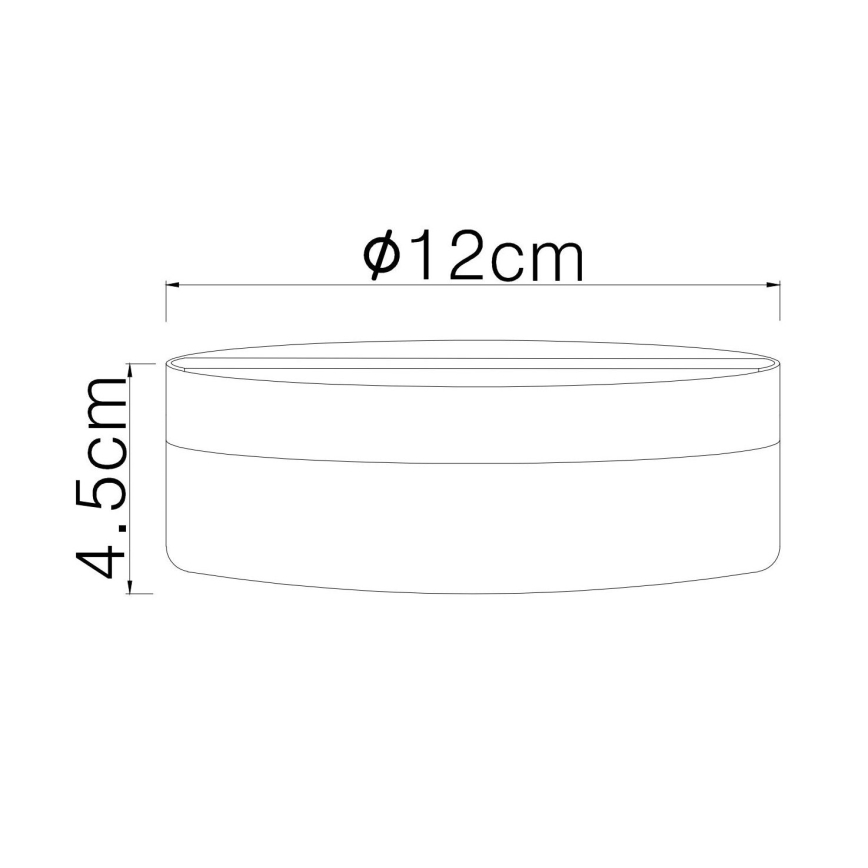 Globo - LED Plafon LED/8W/230V 4000K śr. 12 cm biały