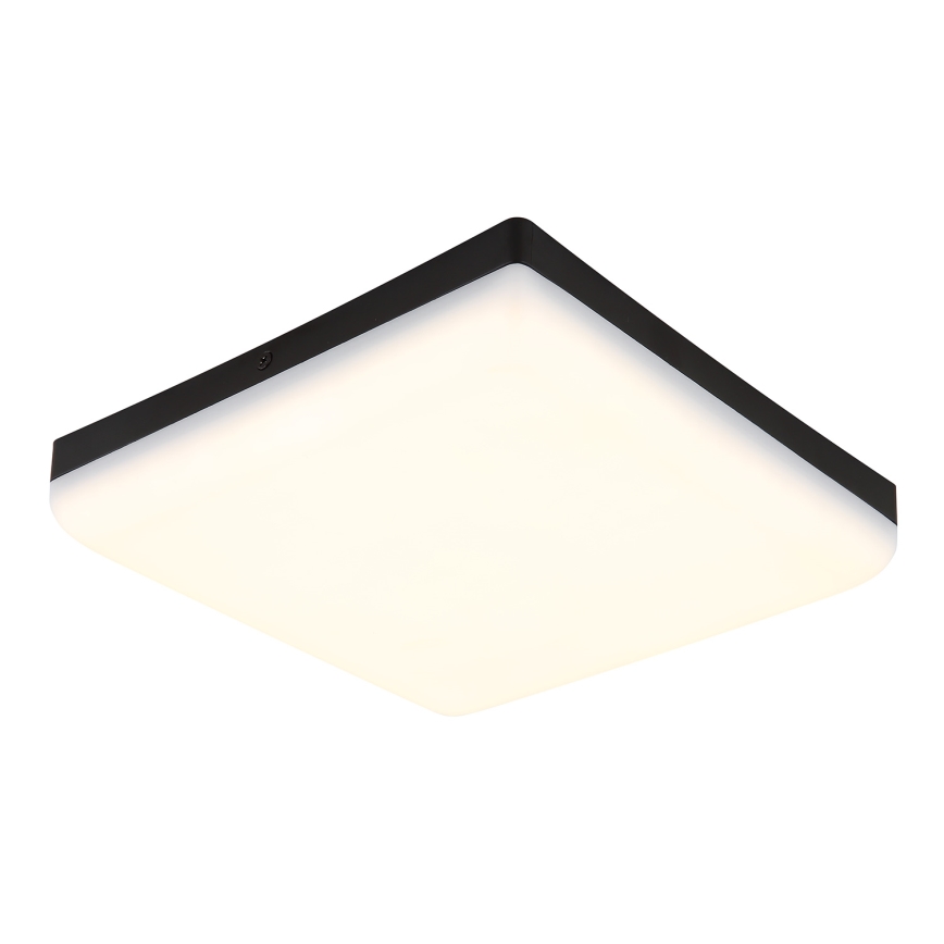 Globo - LED Plafon LED/12W/230V 4000K 22x22 cm czarny