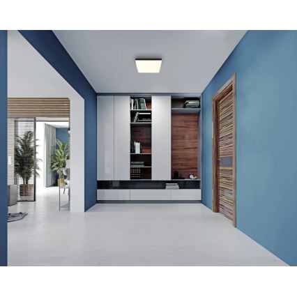 Globo - LED Plafon LED/18W/230V 4000K 30x30 cm czarny
