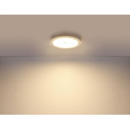 GLOBO 12392-18S - LED Łazienkowe oświetlenie natynkowe z czujnikiem POLLY 1xLED/18W IP44