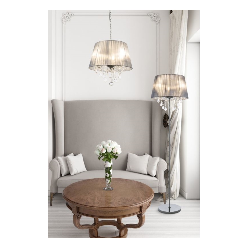 GLOBO 15029-3 - Żyrandol na lince LANI 3xE14/40W/230V