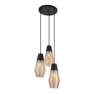 Globo 15043-3 - Żyrandol na lince WAYNE 3xE27/60W/230V