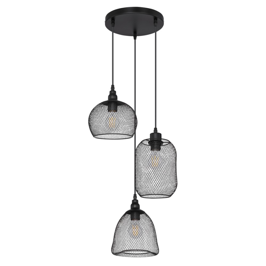 Globo 15047-3 - Żyrandol na lince ANYA 3xE27/60W/230V