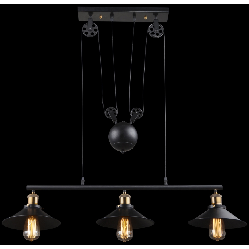 Globo - Żyrandol na lince 3xE27/60W/230V
