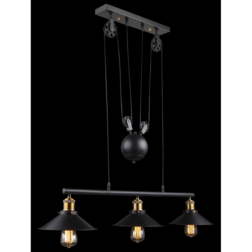 Globo - Żyrandol na lince 3xE27/60W/230V