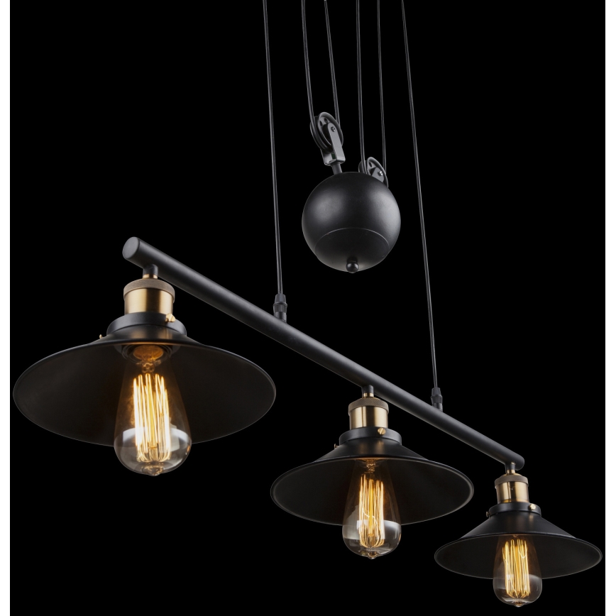 Globo - Żyrandol na lince 3xE27/60W/230V