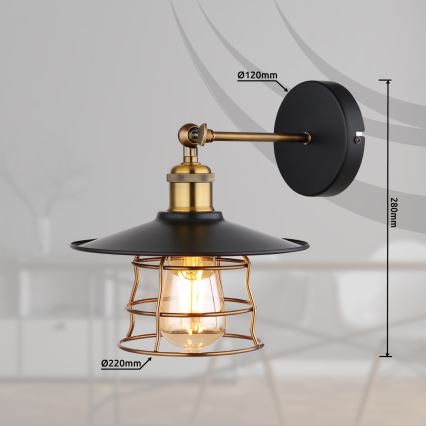 Globo - Lampa ścienna 1xE27/60W/230V