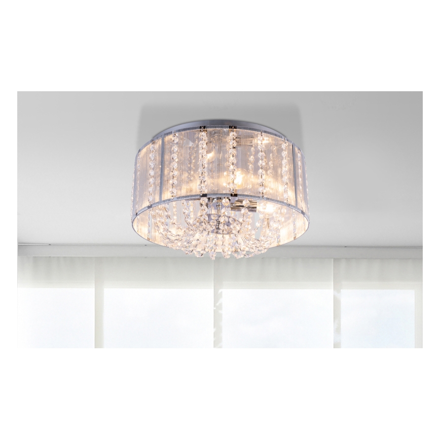 Globo - Kryształowe oświetlenie sufitowe 4xE14/40W/230V