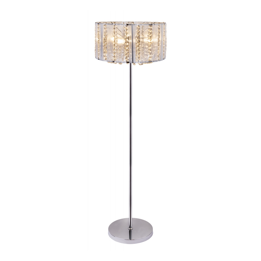 Globo - Kryształowa lampa stojąca 4xE14/40W/230V
