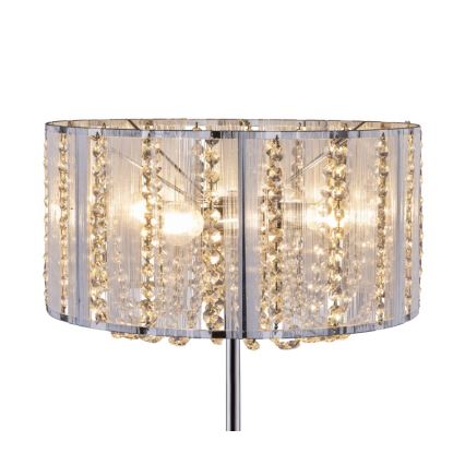 Globo - Kryształowa lampa stojąca 4xE14/40W/230V