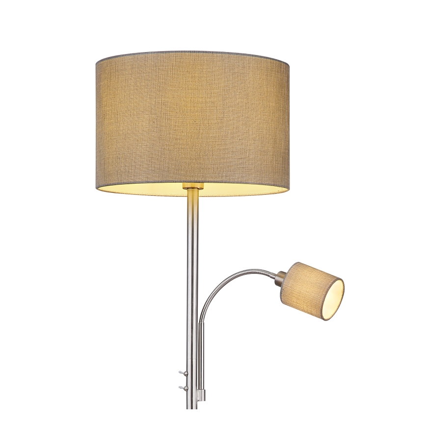Globo - Lampa podłogowa 1xE27/40W/230V + 1xE14/25W