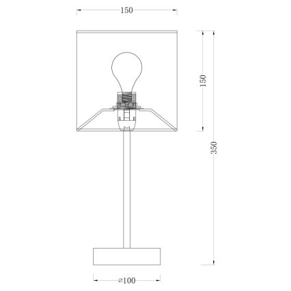 Globo - Lampa stołowa 1xE14/40W/230V