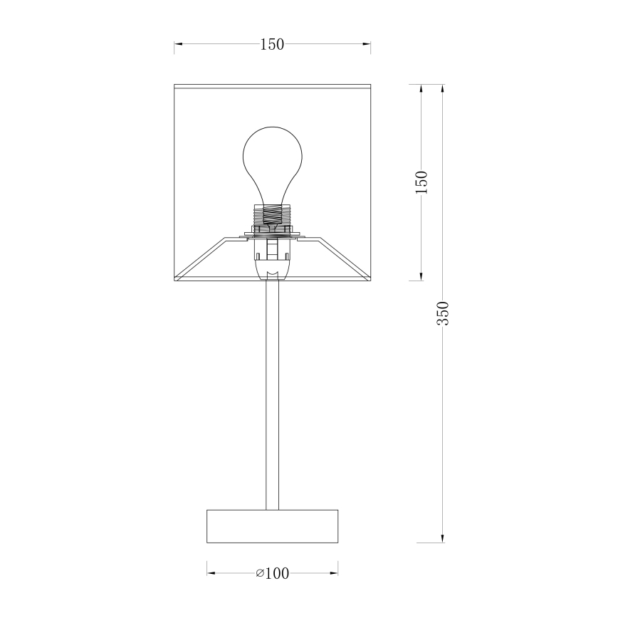 Globo - Lampa stołowa 1xE14/40W/230V